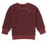 baby sweater met strepen donkerbruin - 1000029151 - HEMA