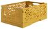 klapkratje recycled 16x24x10 - okergeel - 39821060 - HEMA