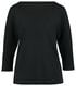 dames-shirt structuur zwart zwart - 1000023713 - HEMA
