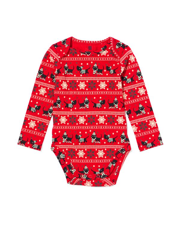 Takkie en Siepie babyromper  rood rood - 33300370RED - HEMA