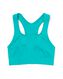 naadloze kinder sporttop medium support turquoise 146/152 - 21720015 - HEMA