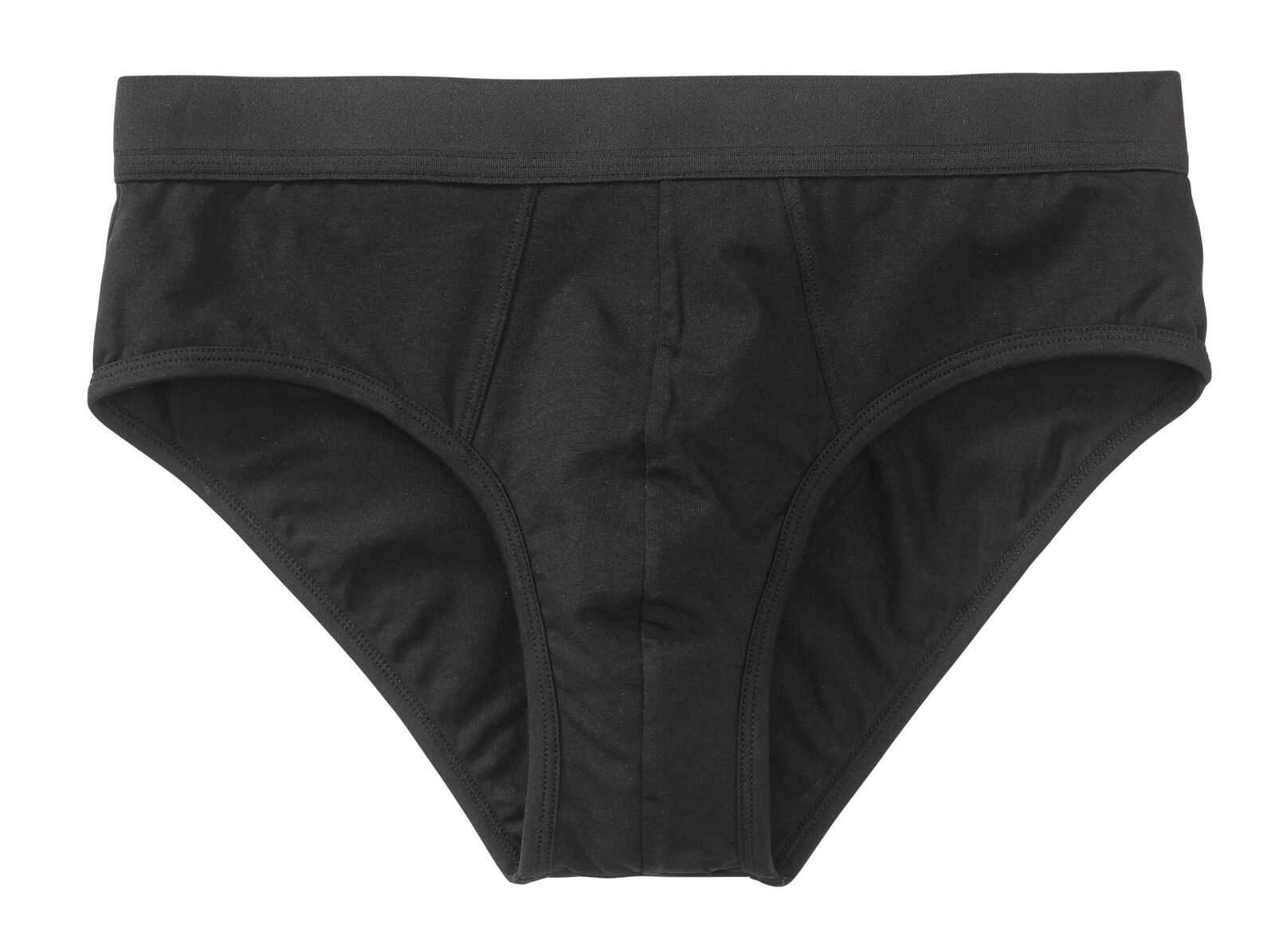 herenslips real lasting cotton - 2 stuks zwart S - 19175411 - HEMA