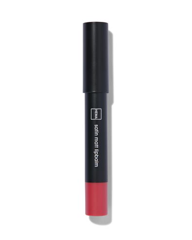 satin matt lipbalm 15 dark nude - 11230315 - HEMA