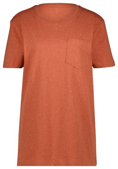heren t-shirt nappy bruin - 1000027302 - HEMA