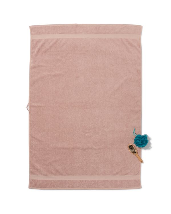 handdoek 100x150 zware kwaliteit roze - 5230086 - HEMA