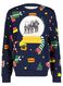 kerstsweater volwassenen DIY donkerblauw donkerblauw - 1000016961 - HEMA
