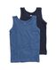 kinderhemden - 2 stuks donkerblauw donkerblauw - 1000001433 - HEMA
