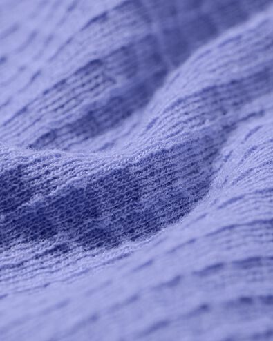 damesbadjas wafel blauw blauw blauw - 23400115BLUE - HEMA
