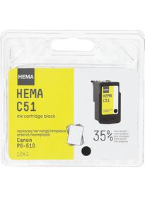 HEMA cartridge C51 voor de Canon PG-510 - 38399200 - HEMA