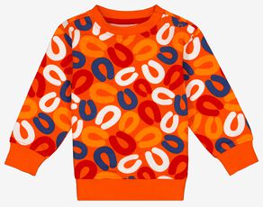 Bespreken Adverteerder Ik geloof baby sweater WK rookworsten oranje - HEMA