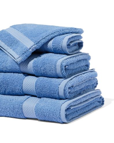 handdoeken - zware kwaliteit felblauw felblauw - 2000000042 - HEMA