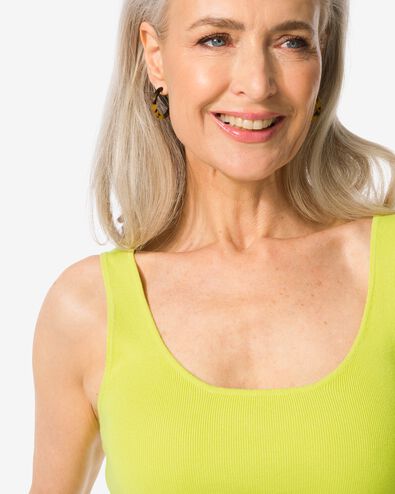 dames top Railey lichtgeel lichtgeel - 36219545LIGHTYELLOW - HEMA