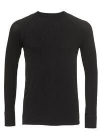 heren thermo t-shirt zwart zwart - 1000000966 - HEMA
