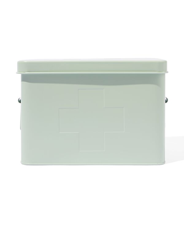 medicijnbox klein groen 14.5x23x16 - 80330030 - HEMA