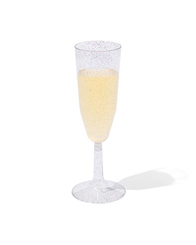 champagneglazen plastic - 4 stuks - 25280077 - HEMA