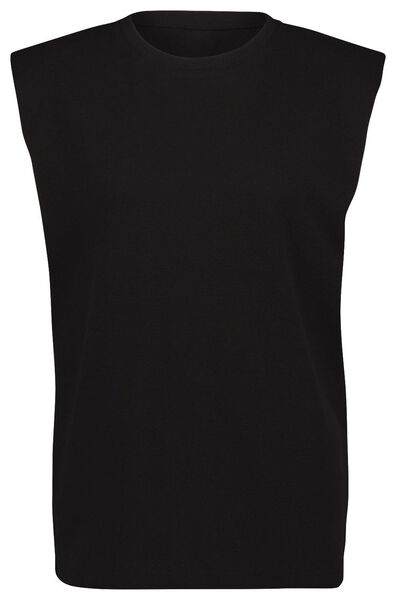 dames t-shirt zwart XL - 36204174 - HEMA