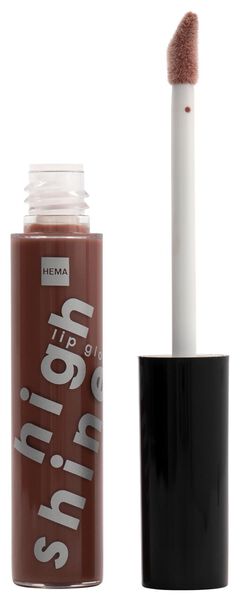 hoogglanzende lipgloss brown - 11230261 - HEMA