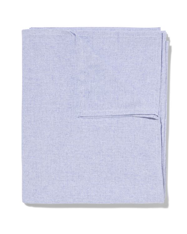 tafelkleed blauw chambray katoen 140x240 - 5330282 - HEMA