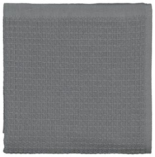 Keukendoek - 50 X 50 - Katoen Wafel Grijs (grijs)
