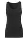 dameshemd real lasting cotton zwart XL - 19630369 - HEMA