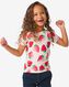 kinder t-shirt met aardbeien perzik 158/164 - 30864163 - HEMA