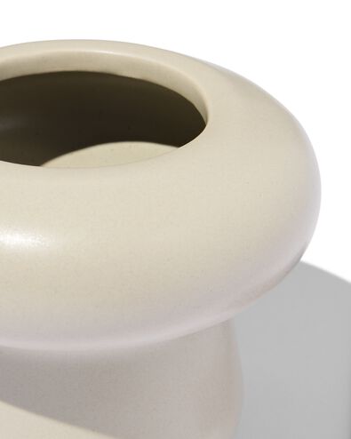 bloempot Ø6x7cm keramiek paddenstoel wit - 13324063 - HEMA