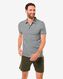 heren polo grijs grijs - 1000030631 - HEMA