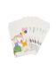 uitdeelzakjes papier party animals 25x14.5 - 8 stuks - 14200678 - HEMA