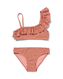 kinder bikini asymmetrisch roze roze - 1000030474 - HEMA