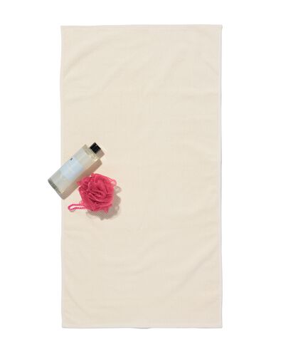 handdoek 2e kans recycled katoen ecru ecru - 2000000084 - HEMA