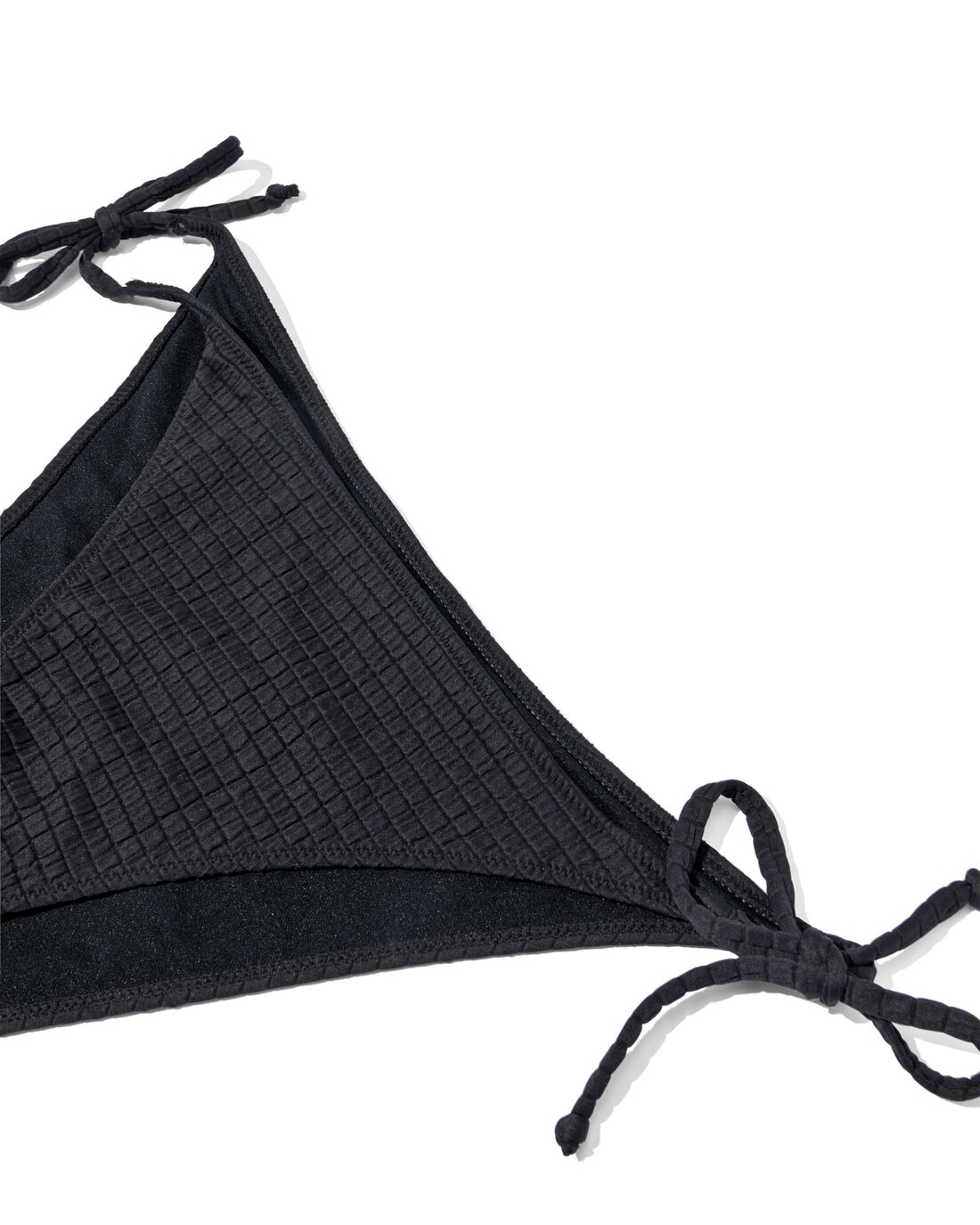 HEMA Dames Bikinibroekje Strik Zwart (zwart)