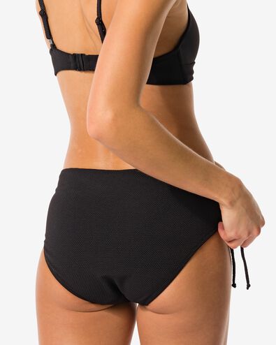 dames bikinibroekje verstelbare strik zwart XL - 22351364 - HEMA