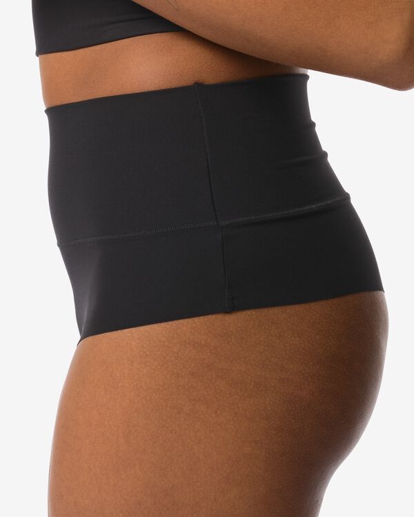 damesstring hoge taille ultimate comfort zwart zwart - 19690345BLACK - HEMA