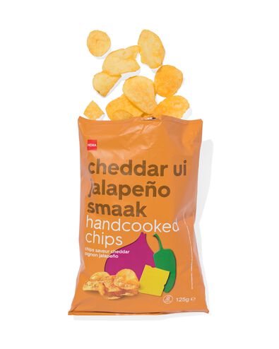 aardappelchips cheddar ui jalapeño 125gram - 10680006 - HEMA aardappelchips cheddar ui jalapeño 125gram - 10680006 - HEMA