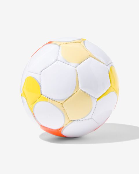 voetbal geel-rood maat 2 Ø15cm - 15850084 - HEMA