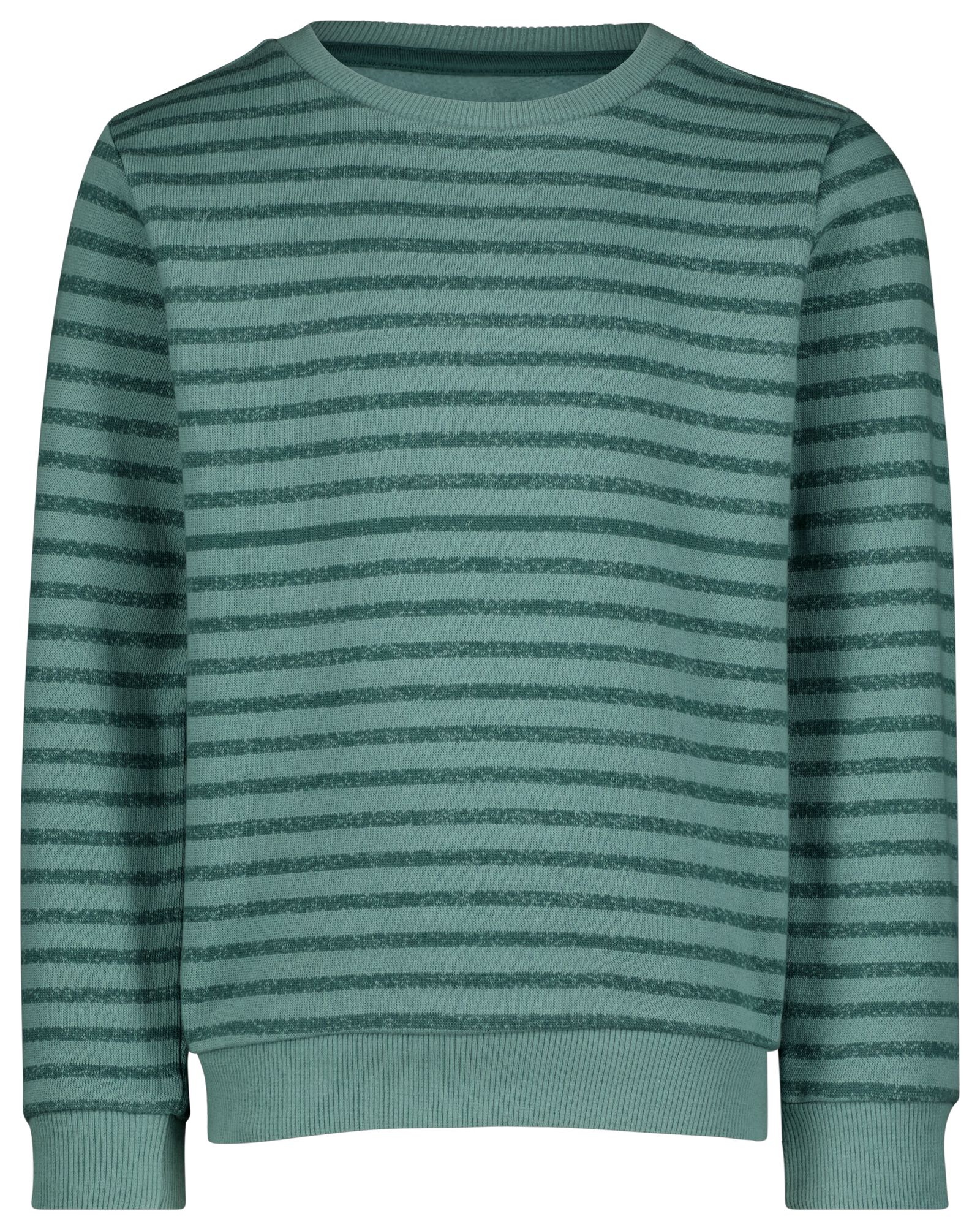 kinder sweater met strepen groen - 1000029221 - HEMA