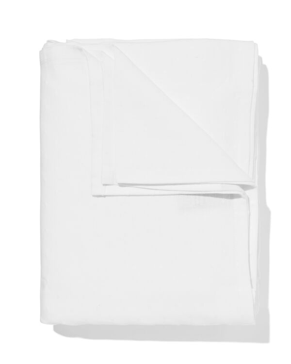 tafelkleed 145x320cm jacquard stippen gebroken wit  - 5300144 - HEMA