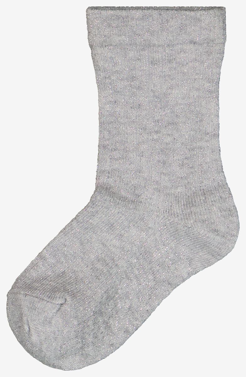 Vermenigvuldiging Schuldig mentaal kinder sokken met katoen en glitters - 5 paar - HEMA
