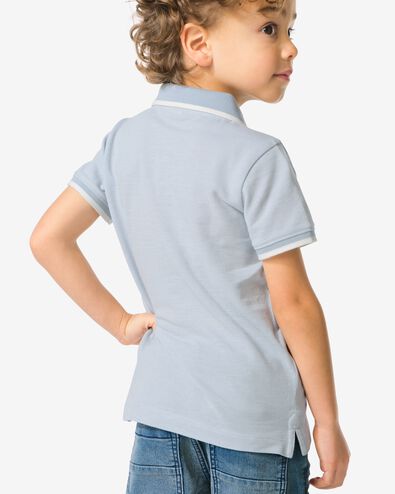 kinderpolo  lichtblauw lichtblauw - 30740903LIGHTBLUE - HEMA