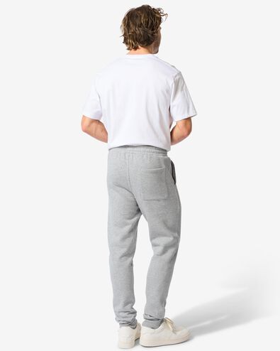 heren sweatbroek grijsmelange XXL - 2140264 - HEMA