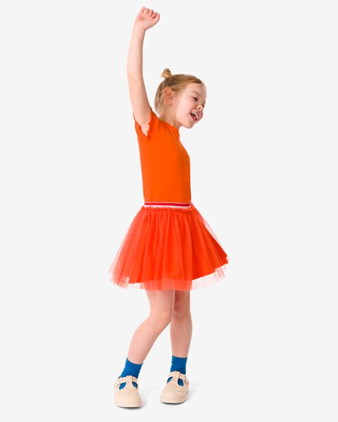 Verantwoordelijk persoon medaillewinnaar Alabama kinder rok tule oranje - HEMA