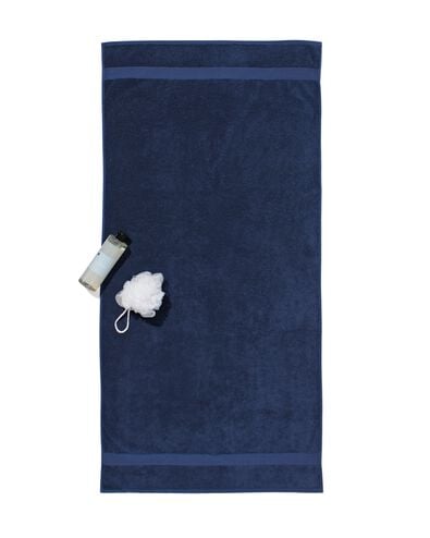 handdoek 70x140 zware kwaliteit nachtblauw nachtblauw handdoek 70 x 140 - 5250392 - HEMA