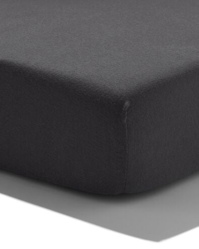 splittopper hoeslaken jersey 160x220 donkergrijs - 5180052 - HEMA splittopper hoeslaken jersey 160x220 donkergrijs - 5180052 - HEMA