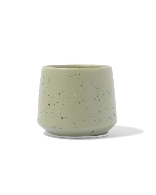 aardewerk bloempot met spikkels Ø6.5x7 - 13323005 - HEMA