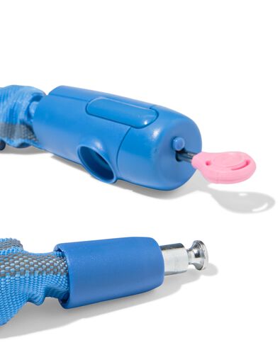 kettingslot met sleutel blauw - 41150086 - HEMA