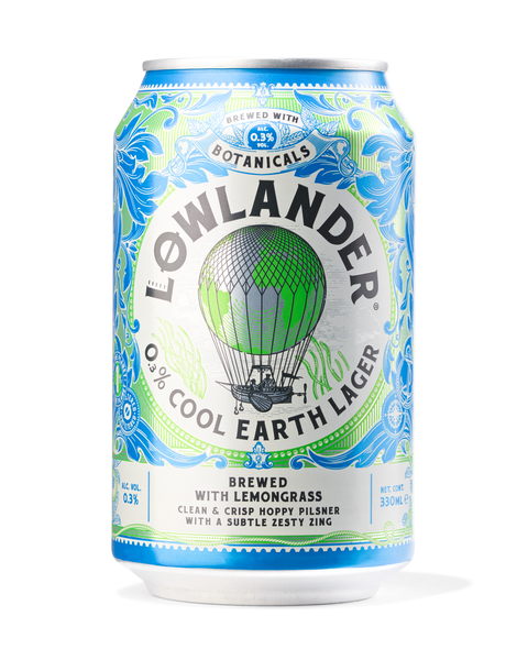 Lowlander Cool Earth Lager 0.3% 33cl - 17460015 - HEMA