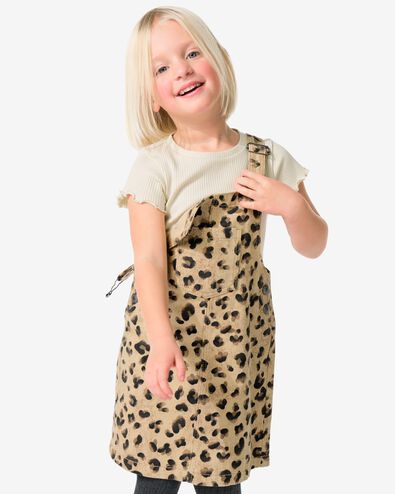 kindershirt rib gebroken wit gebroken wit - 30856406OFFWHITE - HEMA
