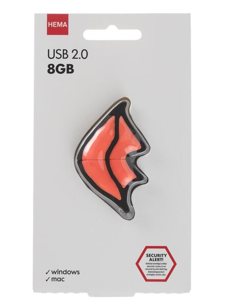 USB-stick 8GB lippen - 39520027 - HEMA
