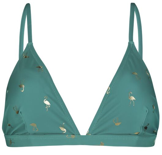 dames bikinitop zonder beugel - flamingo groen - 1000023634 - HEMA
