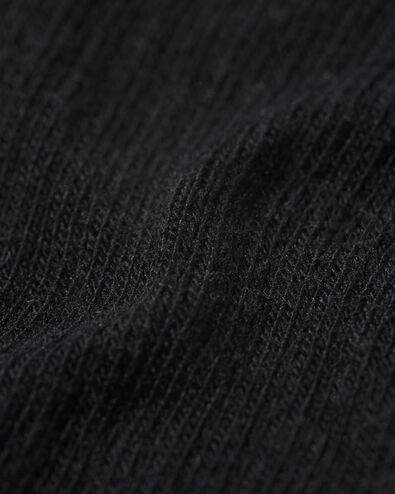 dames sokken met katoen - 2 paar zwart zwart - 4270460BLACK - HEMA